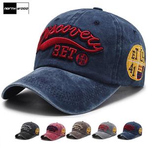 Northwood []Cotton Washed Baseball Caps for Men Women Summer Sun Hats Hip Hop Baseball Hats Dad Hat