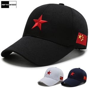 Northwood []The National Flag of China Baseball Caps for Men Women Red Stars Cap Dad Hat Trucker Cap