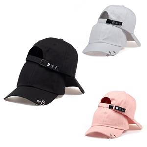 Cap Factory Dad hat men's fashion hip hop hat K POP iron ring cap adjustable baseball cap handmade golf cap