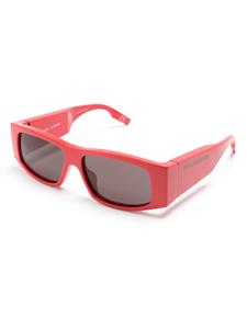 Balenciaga Eyewear LED rectangle-frame sunglasses - Rood