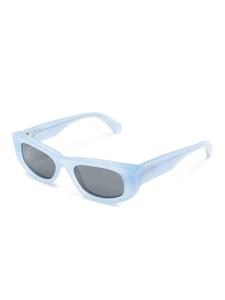 Off-White Matera zonnebril met rechthoekig montuur - Blauw