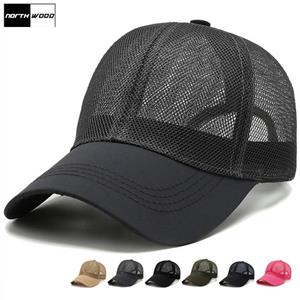 Northwood Sold Summer Mesh Cap Breathable Outdoor Baseball Cap Men Women Snapback Asjustable Trucker Hat