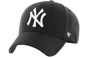 47 BRAND New York Yankees MVP Cap B-MVP17WBV-BK, Unisex, Caps, black