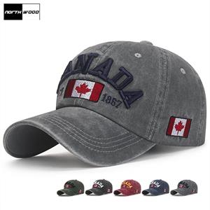 Northwood CANADA Letter Baseball Cap for Men Women Cotton Snapback Hat Hip Hop Dad Caps