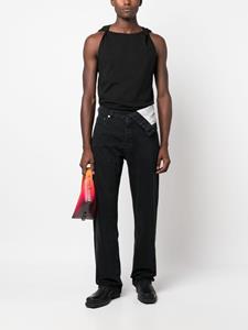 Y/Project Jeans met asymmetrische taille - EVERGREEN BLACK