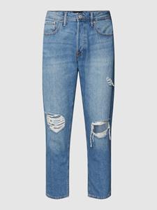 Jack & jones Korte jeans met labelpatch, model 'FRANK'