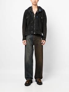 Maison Mihara Yasuhiro W-Combined straight jeans - Blauw