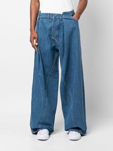 Bianca Saunders Ruimvallende jeans - Blauw