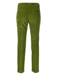 Incotex mid-rise straight-leg trousers - Groen