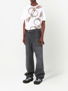 JW Anderson Jeans met wijde pijpen - Grijs