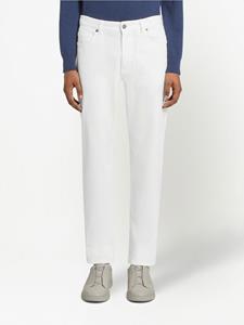 Zegna Jeans met toelopende pijpen - Wit