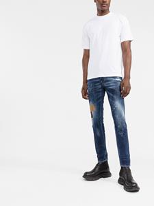 Dsquared2 Jeans met verfspetters - Blauw