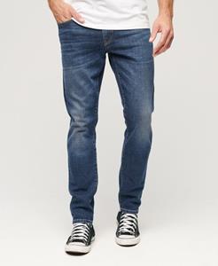 Superdry Male Slimfit Jeans van Biologisch Katoen Blauw Grootte: 32/34