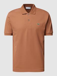 Lacoste Classic fit poloshirt met labelapplicatie