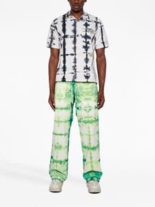 Nahmias Broek met tie-dye print - Groen
