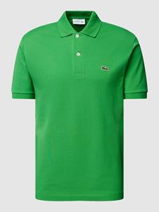 Lacoste Classic fit poloshirt met labelapplicatie