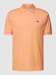 Lacoste Classic fit poloshirt met labelapplicatie