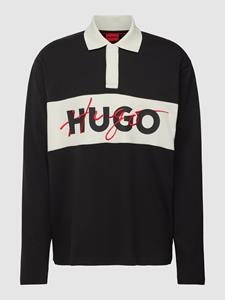 HUGO Poloshirt met labelprint, model 'Dilvret'