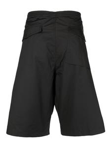 Maharishi Bermuda shorts met print - Zwart