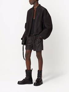 Valentino Geplooide shorts - Zwart