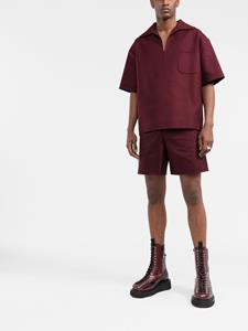 Valentino Elastische shorts - Rood