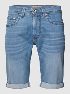 Pierre Cardin 5-Pocket-Jeans PIERRE CARDIN LYON BERMUDA light blue fashion vintage 34520 8065.6848