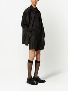 Valentino Geplooide shorts - Zwart