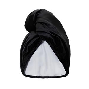GLOV Hair Wrap Satin Black Handtuch