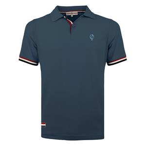 Quick-Q1905 Heren Polo Matchplay | Jeans Blauw