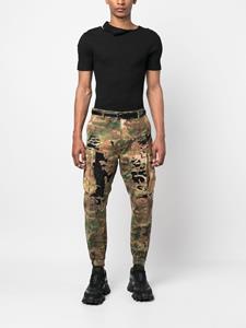 Dsquared2 Broek verfraaid met studs - Bruin