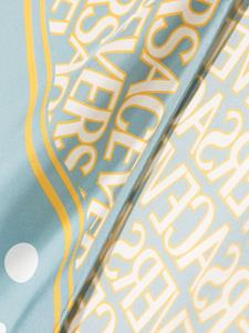 Versace Sjaal met stippen - Blauw