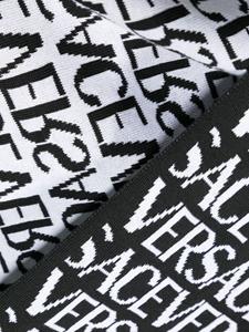 Versace Sjaal met logo - Wit