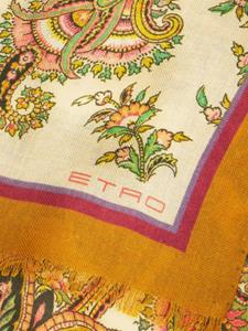 ETRO Sjaal met paisley-print - Beige