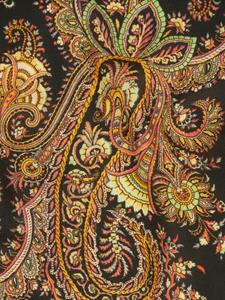 ETRO Sjaal met paisley-print - Zwart