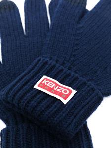 Kenzo Handschoenen met logopatch - Blauw