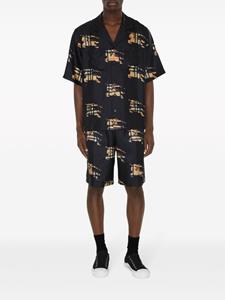 Burberry Elastische shorts - Zwart