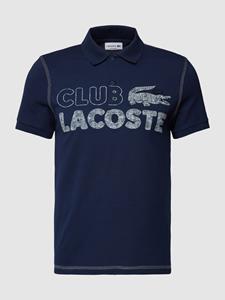 Lacoste Poloshirt met labelprint