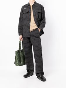 Maharishi Cargo broek met camouflageprint - Zwart
