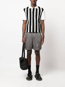 Balmain Bermuda shorts met monogramprint - Zwart
