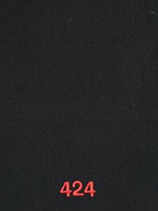 424 Sjaal met geborduurd logo - Zwart