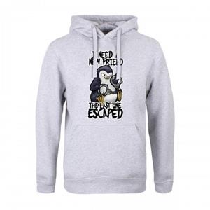 Psycho Penguin Mens I Need A New Friend Hoodie