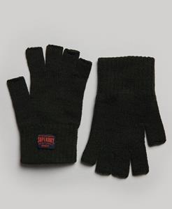 Superdry Vrouwen Workwear Gebreide Handschoenen Groen Grootte: S/M