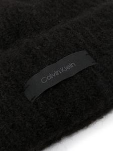 Calvin Klein Muts met logo - Zwart