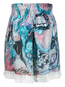 Endless Joy Zijden shorts - Blauw