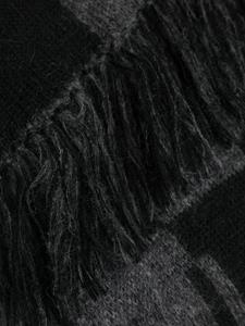 Saint Laurent Intarsia sjaal - Zwart
