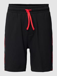HUGO Sweatpants met logodetails, model 'Sporty'