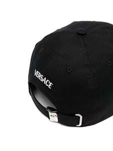 Versace Honkbalpet met geborduurd logo - Zwart