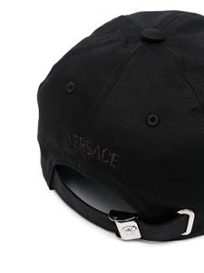 Versace Pet met geborduurd logo - Zwart