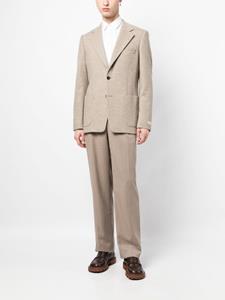 Lanvin Blazer van scheerwol - Bruin