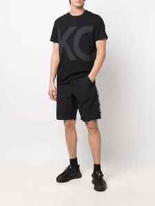 Calvin Klein Jeans Bermuda shorts met logoband - Zwart